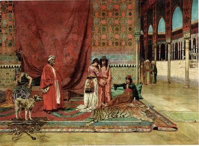 Arab or Arabic people and life. Orientalism oil paintings 577, unknow artist